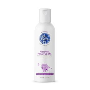 The Moms Co. Natural Baby Massage Oil with 10 Oils - Sesame Oil, Avocado, Organic Almond, Organic Jojoba, Organic Chamomile - 200 ml Clinically Tested for Safety. Hypoallergenic, Mild & Gentle.
