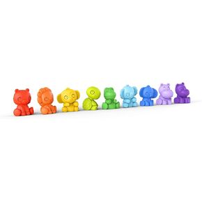 Bright Starts KaledioCubes 9pk Stack & Squeeze Blocks Baby Bath Toys - Play & Learn with Colors, Numbers & Shapes, Ages 3 Months+, Multicolor