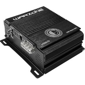Gravity Audio E1500.1D Warzone 1500W True RMS Car Amplifier Class D Amp 1/2/4 Ohm Stable with Remote Sub Control with 1 Year Full Replacement Warranty Bundle