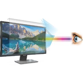 [Pack of 2] Anti Blue Light Screen Filter for 23 and 24 Inches Widescreen Computer Monitor, Blocks Excessive Harmful Blue Light, Reduce Eye Fatigue and Eye Strain