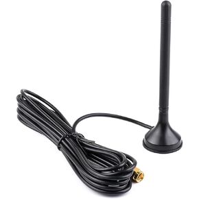 LPWA Outdoor Waterproof Antenna, 5dBi High GAIN with Magnetic Base, SMA Male Connector LoRa Antenna, Support 4G/3G/2G/LPWA, 690~2700 Frequency