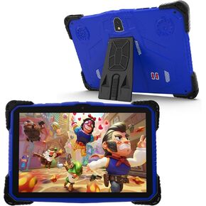 Kids Tablet, 10.1 Inch Android 13 Tablet for Kids, 8GB RAM+64GB ROM Tableta for Boy/Girl, 5G WiFi 6, BT5.0, 6000mAh, IWAWA Parental Control, 10'' Eye Blue-Light Toddler Tablets with Case