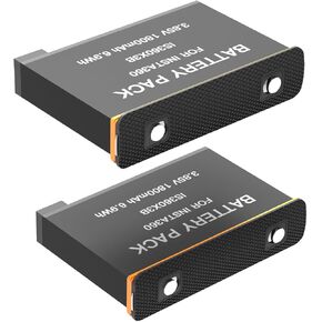 Lithbase 2 Packs 1800mAh 360 X3 Batteries Compatible with Insta360 X3 Camera, Safe and High-Capacity Rechargeable Battery Pack