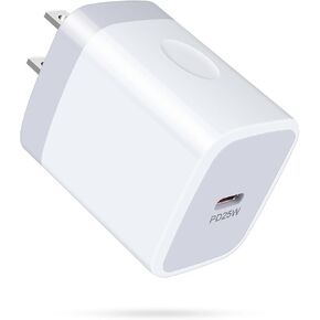 25w Samsung S24 Charger USB C Plug in Wall Charger for Galaxy A25 A15 A05 A54 A14 A13 A03s S23 Ultra S22 S21 FE,iPhone 15 Plus 14 13 12 Pro Max,Type C Fast Charging Block Outlet Box Usbc Power Adapter