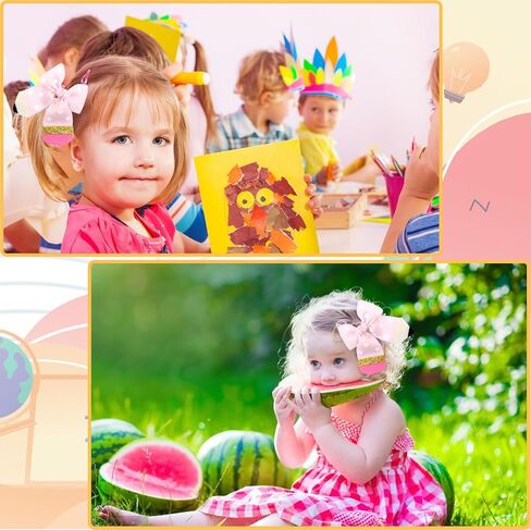 2Pcs Back To School Hair Bows Pink Pencil Hair Clips Grosgrain Ribbon Bow Hair Accessories First Day of School for Girls Toddler Kids Kindergarten 1st 2nd 3rd 4th 5th Grade in Saudi Arabia