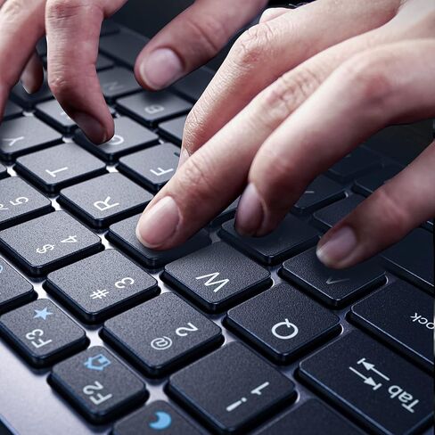 مجموعة ماوس لوحة مفاتيح لاسلكية، لوحة مفاتيح صغيرة الحجم وهادئة كاملة الحجم مع لوحة مفاتيح رقمية 2.4 جيجا هرتز، تصميم نحيف للغاية لأجهزة الكمبيوتر المحمول التي تعمل بنظام Windows وأجهزة الكمبيوتر المكتبية وأجهزة الكمبيوتر المحمولة وأجهزة الكمبيوتر المحمول in Saudi Arabia