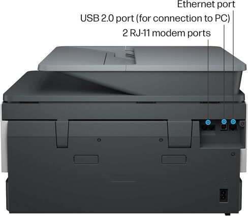 HP OfficeJet Pro 9018e Wireless All-in-One Color Inkjet Printer, Print, scan, copy, fax, ADF, Duplex printing best for office, 6 months of ink included (1G5L5A) (Renewed Premium) in Saudi Arabia