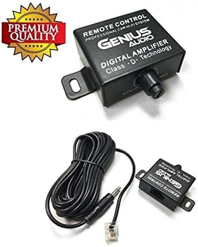 Genius Audio GTM-1500.1D Compact Full Range Powered Car Amplifier Monoblock 3000 Watts Max Class D 1 Ohm Stable with Power Protection System and Bass Boost for Speaker and Woofer Performance in Saudi Arabia