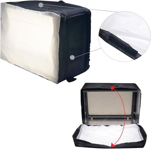 صندوق استوديو الصور من إمكوبلس للتصوير الفوتوغرافي، صندوق ناعم لإضاءة الفيديو (26 × 19 × 12 سم) للفيلكرو، استوديو التصوير الفوتوغرافي in Kuwait