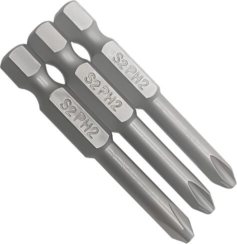 10Pcs 1/4 Inch Hex Shank PH00 Magnetic Phillips Screwdriver Bit Set Quick Release Cross Head Magnetic Screwdriver Bits(Cutter Head Diameter:1.6mm) in Saudi Arabia