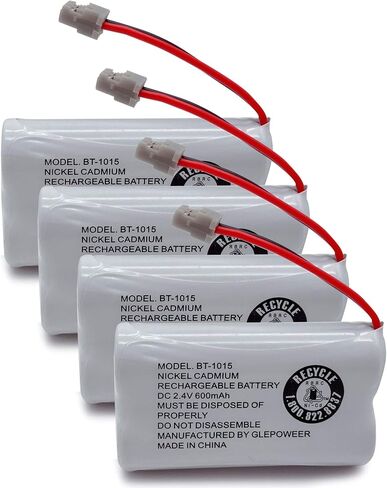 بطارية هاتف لاسلكية BT1015 BT1007 متوافقة مع Uniden DCX150 DECT1500 D1484 BT-1007 BT-1015 BT-904 BBTY0460001 BBTY0510001 هواتف (عبوتان) in Kuwait