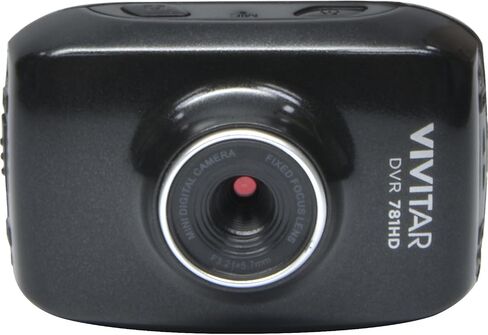 كاميرا فيديو Vivitar DVR781HD HD مضادة للماء (أسود) مع خوذة وحامل دراجة in Saudi Arabia