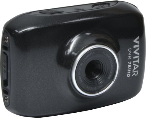 كاميرا فيديو Vivitar DVR781HD HD مضادة للماء (أسود) مع خوذة وحامل دراجة in Saudi Arabia