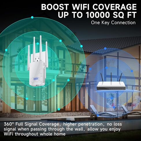 Powerful WiFi Extender Signal Booster Repeater in Kuwait