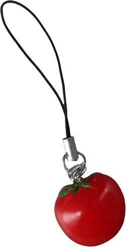 Cellphone Strap Pendant Strawberry Tomato Phone Cords Phone Hanging Charm Keychains Decor Fruit Cute Key Phone Pendant Bag Ornament Phone Decoration Gift in Saudi Arabia
