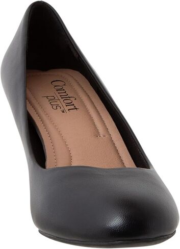 Comfort Plus by Predictions Women's Karma Mid-Heel Round Toe Pump in Saudi Arabia