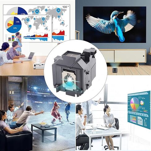 مناسبة لـ ELPLP69 V13H010L69 لمبة العرض البديلة لـ EPSON POWERLITE HC 5010ED 5010E 5020UB 520UBER 5025UB 5030UB 5030UBUE POWERLITE PC 4030 6020 6030UB EH-TW9200W TW9100W TW9000W LAMP in Kuwait