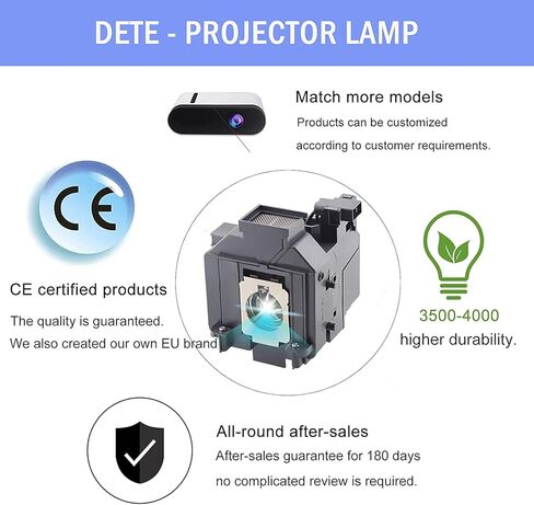 مناسبة لـ ELPLP69 V13H010L69 لمبة العرض البديلة لـ EPSON POWERLITE HC 5010ED 5010E 5020UB 520UBER 5025UB 5030UB 5030UBUE POWERLITE PC 4030 6020 6030UB EH-TW9200W TW9100W TW9000W LAMP in Kuwait