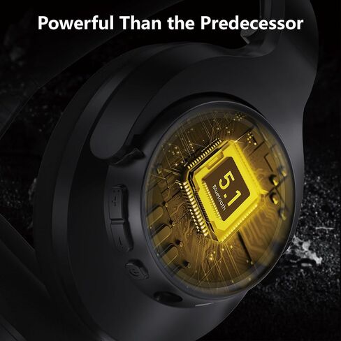 سماعات رأس لاسلكية بلوتوث، سماعات رأس بلوتوث، سماعات رأس وقت التشغيل 70 ساعة، سماعات بلوتوث لاسلكية 5.1 مع ميكروفون وأوضاع 3EQ، سماعات رأس فوق الأذن هاي فاي ستيريو للمنزل والعمل والكمبيوتر الشخصي/الهواتف المحمولة in Kuwait