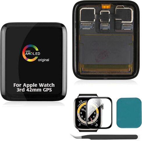 for Apple Watch Series 3 3nd generationch 42mm GPS LCD Display Screen Replacement,for Series 3 Iwatch LCD Digitizer Assembly Repair (GPS 42mm) in Saudi Arabia