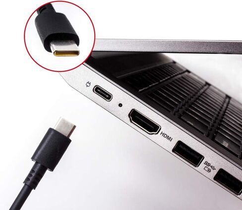 HotTopStar 20V 2.25A 45W USB C شاحن الكمبيوتر المحمول متوافق مع ThinkPad T Series/Dell XPS 13 12/HP Spectre x360/Google Chromebook/Asus Zenbook3/Acer Chromebook/Samsung Chromebook 45w Type-C شاحن in Kuwait