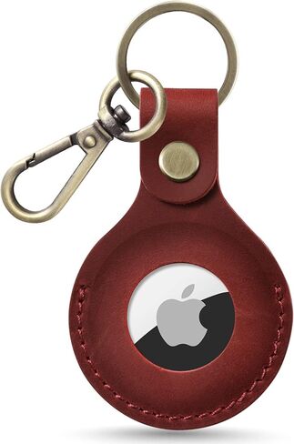 سلسلة مفاتيح حامل بطاقات هوائية جلدية من جاك آند كريس، حامل بطاقات هوائية مع حافظة واقية لحلقة مفاتيح، سلسلة مفاتيح جلدية للرجال، JC304 in Kuwait