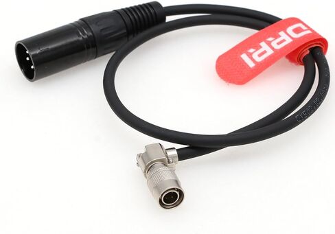 DRRI ZOOM F4 F8 F8n Sound Devices 688/644/633 788T MixPre-10 II MixPre6 D-tap to Adjustable 4pin male Hirose Power Cable in Saudi Arabia