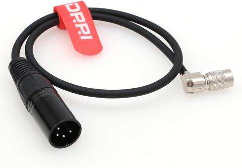DRRI ZOOM F4 F8 F8n Sound Devices 688/644/633 788T MixPre-10 II MixPre6 D-tap to Adjustable 4pin male Hirose Power Cable in Saudi Arabia