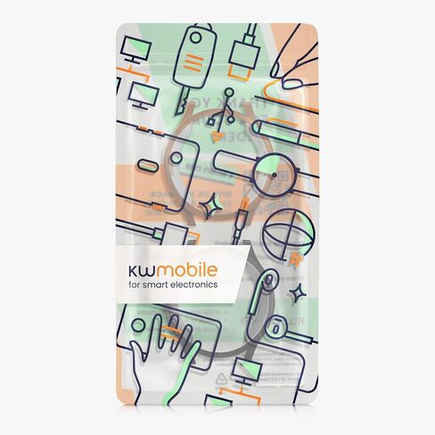 kwmobile Case Compatible with Samsung Galaxy Watch 5 (40mm) Case - 2X TPU Silicone Fitness Tracker Cover - Black/Rose Gold in Saudi Arabia