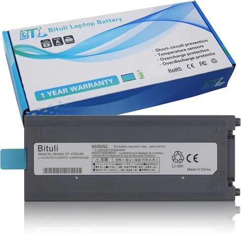 CF-VZSU48 استبدال بطارية الكمبيوتر المحمول لباناسونيك Toughbook CF-19 CF19 MK1 MK2 MK3 MK4 MK5 MK6 MK7 MK8 سلسلة CF-VZSU48U CF-VZSU28 CF-VZSU48R CF-VZSU50 CF-VZSU58U 10.65V 58Wh in Kuwait