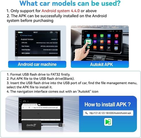 محول Carplay HDMI فقط للسيارة المزودة برأس Android in Kuwait