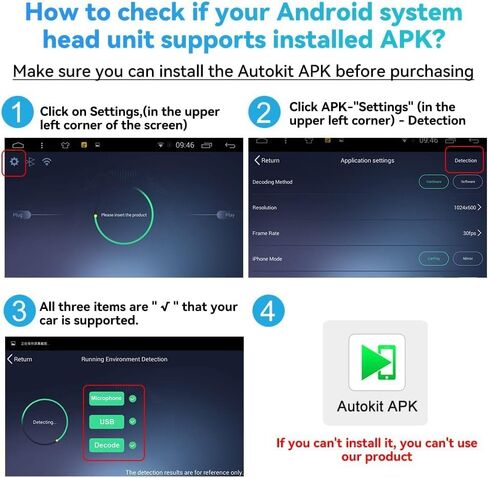 محول Carplay HDMI فقط للسيارة المزودة برأس Android in Kuwait