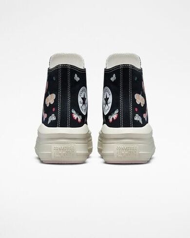 حذاء Chuck Taylor All Star Move للسيدات من Converse بأجنحة الفراشة أسود/بلشون أبيض (أسود/بلشون أبيض/عقد وردي، نظام مقاسات الأحذية الأمريكية، للبالغين، للنساء، رقمي، متوسط، 6.5) in Saudi Arabia