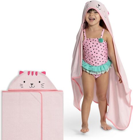 Delta Children Personalized Baby/Infant Hooded Bath Towel - Super Soft and Absorbent- Newborn Essential - Ideal Baby Registry/Shower Gift for Boys and Girls, Light Purple Unicorn in Kuwait