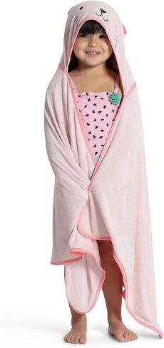 Delta Children Personalized Baby/Infant Hooded Bath Towel - Super Soft and Absorbent- Newborn Essential - Ideal Baby Registry/Shower Gift for Boys and Girls, Light Purple Unicorn in Kuwait