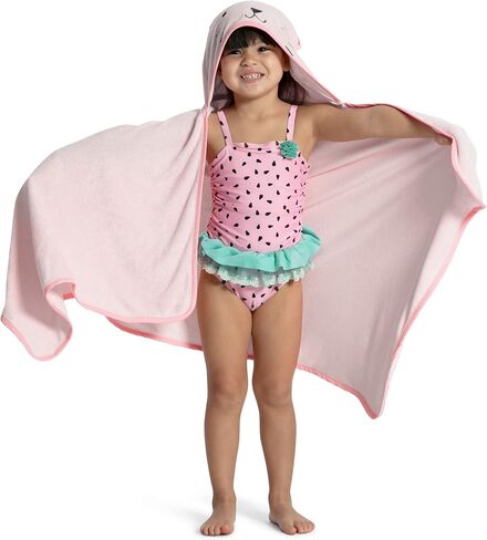 Delta Children Personalized Baby/Infant Hooded Bath Towel - Super Soft and Absorbent- Newborn Essential - Ideal Baby Registry/Shower Gift for Boys and Girls, Light Purple Unicorn in Kuwait