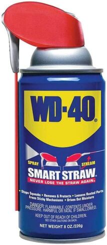 WD-40 منتج متعدد الاستخدامات مع بخاخات ماصة ذكية بطريقتين، 8 اونصة - (عبوة من 3 قطع) in Kuwait
