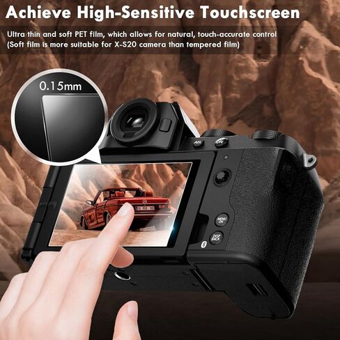 Rieibi (3 Pack Soft Screen Protector for Olympus OM-1 OM-1 Mark II Digital Camera, High Definition Soft PET Film for OM1 OM1-2 Ultra-clear Anti-Fingerprint Anti-Scratch in Saudi Arabia