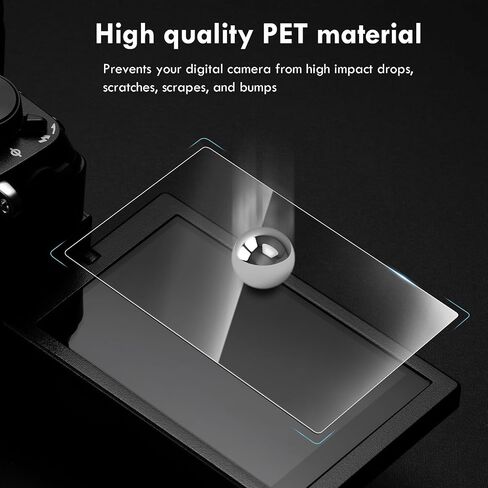 Rieibi (3 Pack Soft Screen Protector for Olympus OM-1 OM-1 Mark II Digital Camera, High Definition Soft PET Film for OM1 OM1-2 Ultra-clear Anti-Fingerprint Anti-Scratch in Saudi Arabia