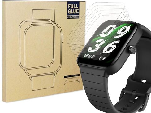 6 قطع من غشاء واقي شاشة الساعة الذكية من مادة TPU لـ IDW15 1.8 بوصة Fitpolo، TMHAI VERYFIT، SKG V7 Cyber، Quican Smartwatch ترقية طبقة مرنة مقاومة للخدش طبقة شفافة ناعمة عالية الدقة من مادة TPU in Kuwait