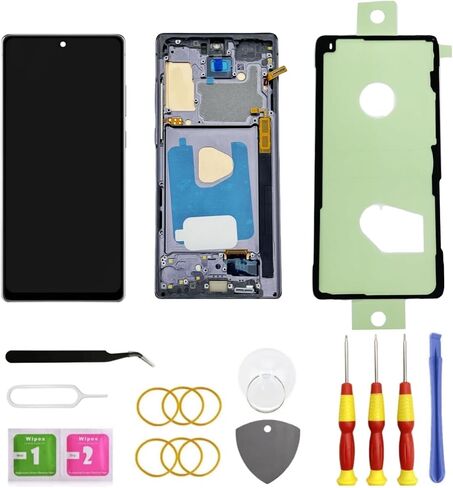 AMOLED Galaxy Note20 5G LCD Display Screen Assembly Replacement 4G for Samsung Note 20 Touch Digitizer Screen with Frame Toolkits N981U N981W (Bronze) in Saudi Arabia