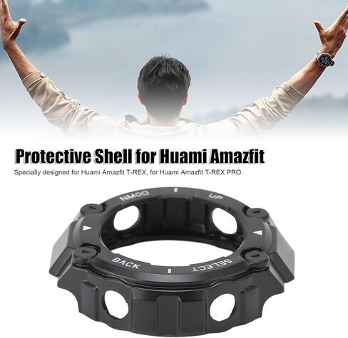واقي شاشة للساعة لـ Amazfit T-Rex، حافظة واقية بلاستيكية مقاومة للصدمات، غطاء حماية متين من مادة TPU لإطار ممتص للصدمات ملحقات لـ Amazfit T-Rex Pro/T-Rex (أبيض) in Kuwait