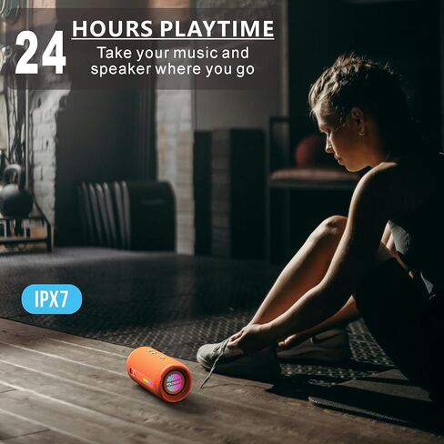 T16 Bluetooth Speakers,12Hrs Playtime,IPX7 Waterproof,Bluetooth Wireless,Protable Speaker,iPhone Speaker for Kids,Super Bass Outdoor Speaker, Bluetooth 5.3,Home Dual Pairing.Birthday Gift. in Saudi Arabia