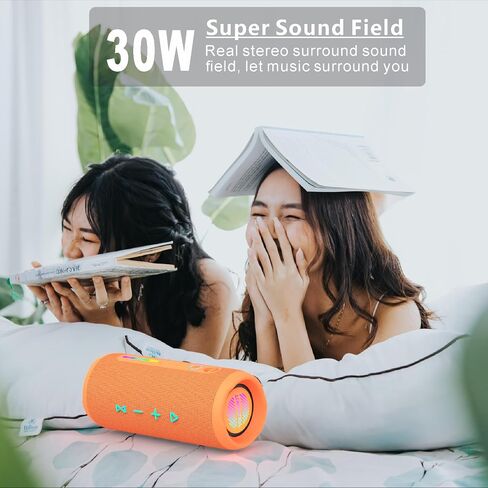T16 Bluetooth Speakers,12Hrs Playtime,IPX7 Waterproof,Bluetooth Wireless,Protable Speaker,iPhone Speaker for Kids,Super Bass Outdoor Speaker, Bluetooth 5.3,Home Dual Pairing.Birthday Gift. in Saudi Arabia