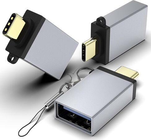 محول USB C إلى USB 3 حزم، محول USB-C ذكر إلى USB A 3.0 أنثى OTG، محول Type C Thunderbolt 4/3 لهاتف iPhone 15 Pro Max وMacBook Pro Air وiMac وiPad وMicrosoft Surface Go وSamsung S24 S23 S22 in Kuwait