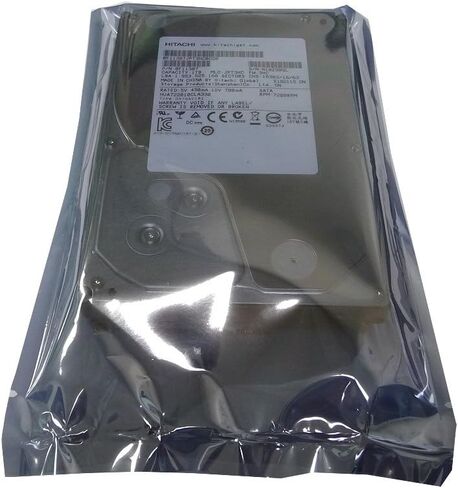 محرك الأقراص الصلبة Hitachi Ultrastar A7K1000 HUA722010CLA330 سعة 1 تيرابايت وذاكرة تخزين مؤقت 32 ميجابايت و7200 دورة في الدقيقة SATA 3.0 جيجابايت/ثانية (متجدد) - مع ضمان لمدة عام in Kuwait