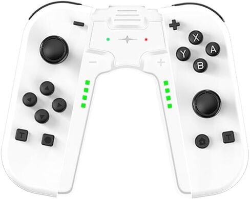 وحدة تحكم Joypad L/R Pro بديلة من VILCORN متوافقة مع Switch Oled Lite Joypad لوحة ألعاب قابلة للفصل مع مقبض شحن جيروسكوبي 6 محاور لجهاز الكمبيوتر Yuzu in Kuwait