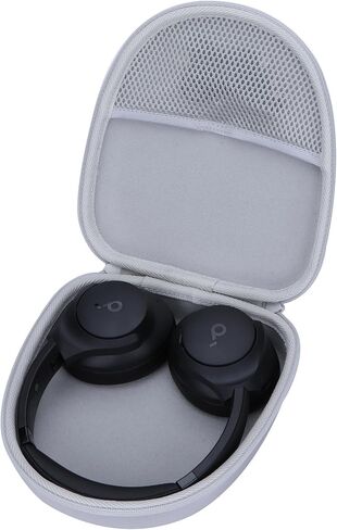 حقيبة حمل صلبة متوافقة مع سماعات Anker Soundcore Life Q20 Q30 Q35 Q40 Q45 Q20+ Q20i الهجينة النشطة المانعة للضوضاء (جراب أسود) in Saudi Arabia