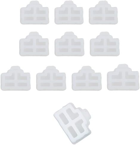 غطاء غبار جاك RJ45، 20 قطعة غطاء حماية غطاء مضاد للغبار RJ45 يحمي منفذ محور إيثرنت لمنفذ RJ45 أنثى للتلفزيون والكمبيوتر والأجهزة الأخرى (شفاف) in Kuwait