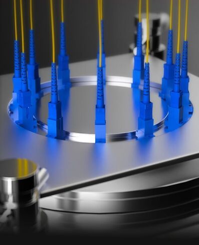 (2pack SC/APC إلى SC/APC كبل الإنترنت من الألياف الضوئية، كابل التصحيح أحادي الوضع المدرع، سلك التصحيح البصري للألياف البصرية - SIMPLEX - 9/125um - متوافق مع OS1/OS2، LSZHyellow، 6.6 قدم in Kuwait